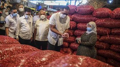 Jelang Ramadhan Mendag Blusukan ke Pasar Kramat Jati