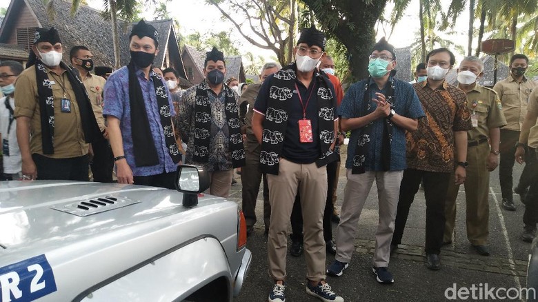 Menparekraf Sandiaga Uno di Pandeglang Menparekraf Sandiaga Uno di Pandeglang