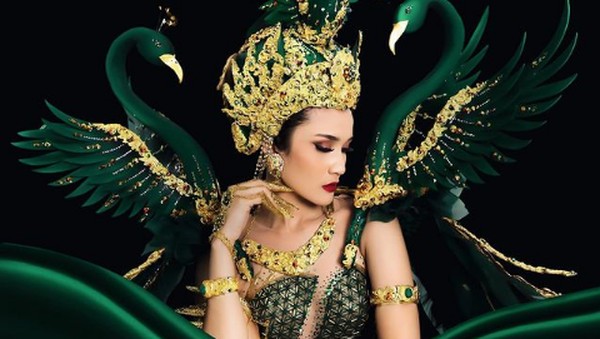 10 Pesona Intan Wisni, Finalis yang Gelagapan di Top 10 Miss Eco International