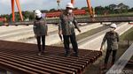 Rel Kereta Cepat dari Cilacap Tiba di Depo Tegalluar