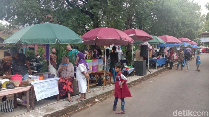 Suasana Sarkali di Desa Kaliputu, Kudus saat menyambut bulan Ramadhan, Rabu (7/4/2021)