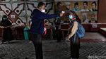 Potret Wajah-wajah Melepas Rindu Belajar di Sekolah