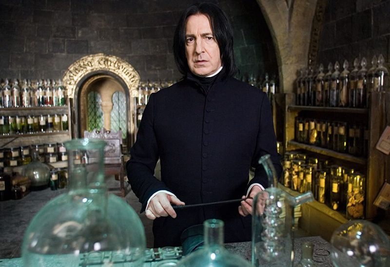 Alan Rickman pemeran Severus Snape di Harry Potter.