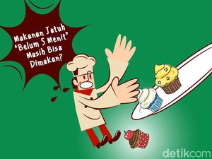 Belum 5 Menit, Bolehkah Makanan Jatuh Diambil Lagi untuk Dimakan?