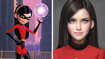 Violet Parr dari film The Incredibles. Foto: Instagram/darky.artist