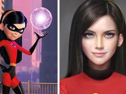 Keren! Wajah Kartun Terkenal Tampak Realistis Bak Manusia