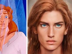 Keren! Wajah Kartun Terkenal Tampak Realistis Bak Manusia