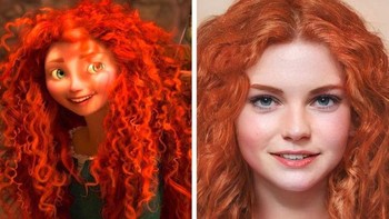 Merida dari film Brave. Foto: Instagram/darky.artist