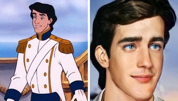 Prince Eric dari film The Little Mermaid. Foto: Instagram/darky.artist