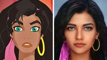 Esmeralda dari The Hunchback of Notre Dame (Foto: Instagram/darky.artist)