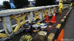 Jelang Ramadhan, Jembatan Tinggi Tanah Abang Dipercantik