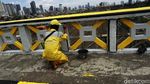 Jelang Ramadhan, Jembatan Tinggi Tanah Abang Dipercantik