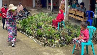 Kala Puan Menyapa Warga Kaki Gunung Sumbing