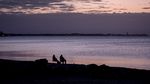 Pagi Temaram di Laut Baltik Jerman