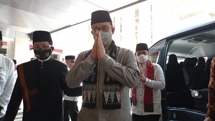 Anies dan Riza di Masjid Istiqlal (Wilda-detikcom)