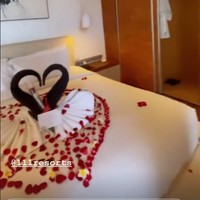 Begini penampilan kamar pengantin baru yang dihias romantis. Foto: Instagram