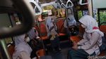 Potret Bus Sekolah di DKI Siap Antar Jemput Siswa Diuji Coba Belajar Tatap Muka