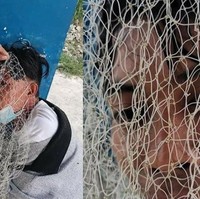 Idenya sih bagus nih sampai sok-sok an pakai jala. Tapi hasilnya... bikin males lihat deh.. Foto: Instagram/@awreceh.id