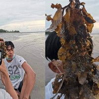 Maksud dan tujuan si tukang fotonya apa ya? Kalau gini kan kasian, modelnya udah cape-cape pose eh mukanya aja nggak kelihatan. Foto: Instagram/@awreceh.id