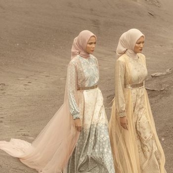 Heavenlights gelar virtual show di Gunung Bromo, Jawa Timur.