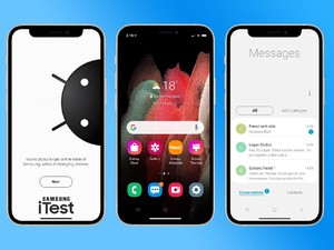 Samsung Bikin Aplikasi yang Bisa Ubah iPhone Jadi Android