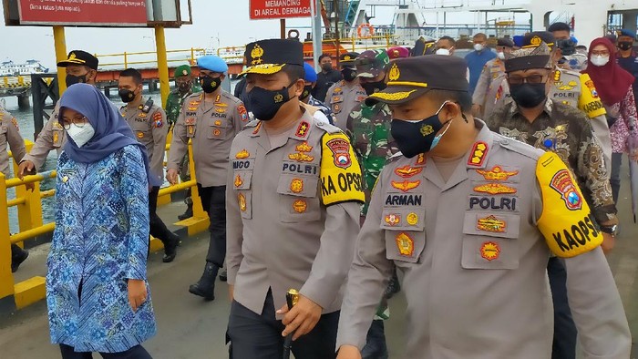 Kapolda Jatim Pantau Kesiapan Banyuwangi Terkait Kebijakan Larangan Mudik Oleh Pemerintah Pusat
