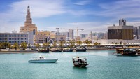 Berada di semenanjung Jazirah Arab, Qatar punya laut yang indah. 