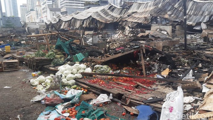 Pasar Kambing Tanah Abang Kebakaran