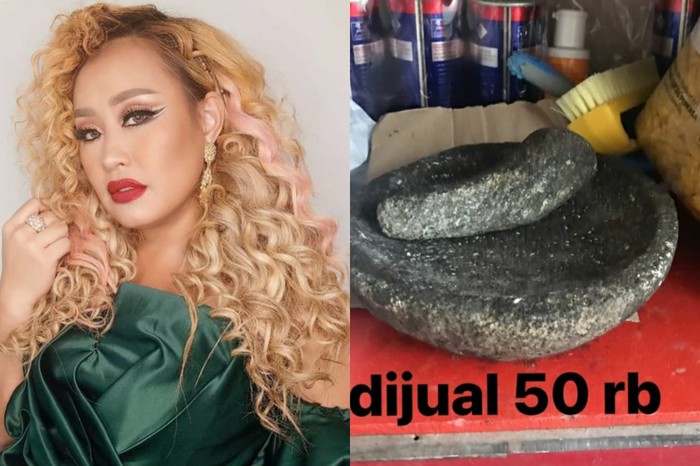 pinkan mambo pinkan mambo jual perabotan rumah bekas, ada cobek hingga oven.