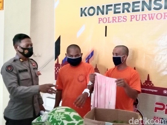 Pria bercadar yang teror wanita di Purworejo akhirnya ditangkap, Jumat (9/4/2021).