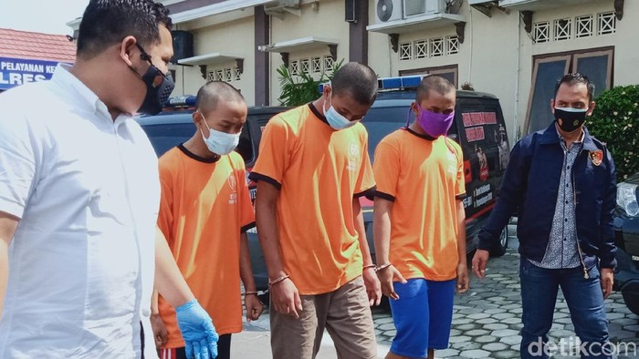 Rilis kasus tewasnya remaja MRS (15) usai latihan silat di Mapolres Klaten, Jumat (9/4/2021)