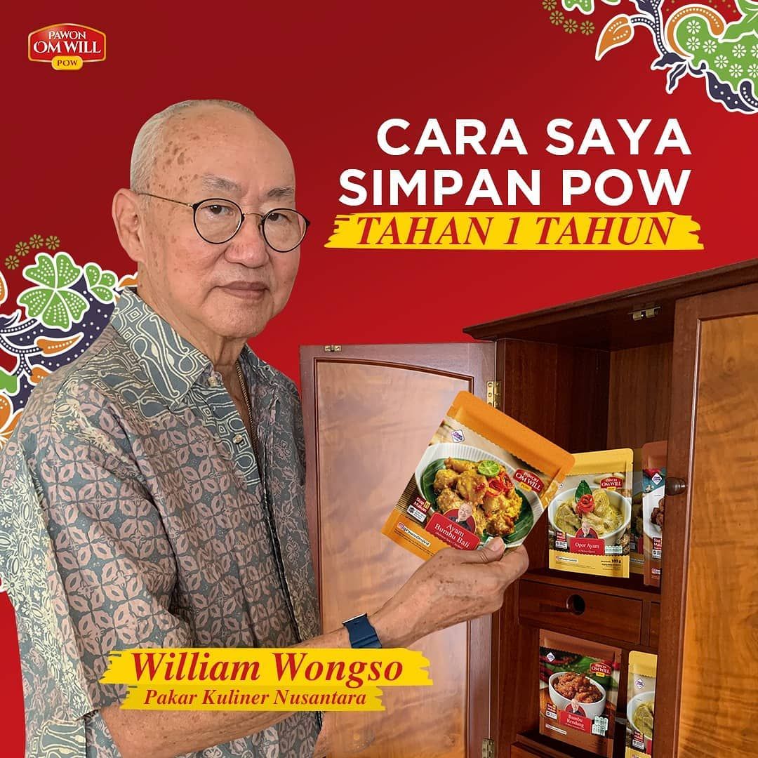 William Wongso Luncurkan Pawon Om Will, Lauk Siap Makan Berbumbu Autentik