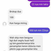 Awalnya nawar, akhir-akhirnya malah jadi ceramah. Ada yang pernah dapetin pembeli kayak gini juga nggak nih? Foto: Twitter/@txtdarionlshop