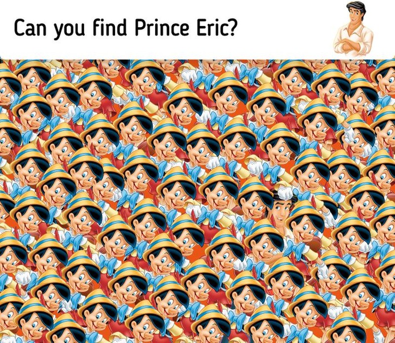 Fotoinet Uji Ketajaman Mata Dengan Mencari Karakter Kartun Tersembunyi