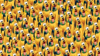 Simba di antara Pluto,  bisa kamu temukan? Foto: Brightside