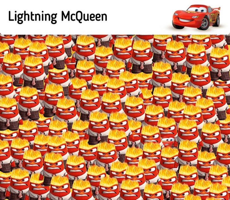 Fotoinet Uji Ketajaman Mata Dengan Mencari Karakter Kartun Tersembunyi