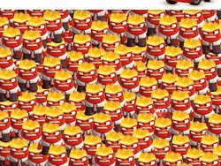 Uji Kecepatan Mata Dengan Mencari Karakter Kartun Tersembunyi