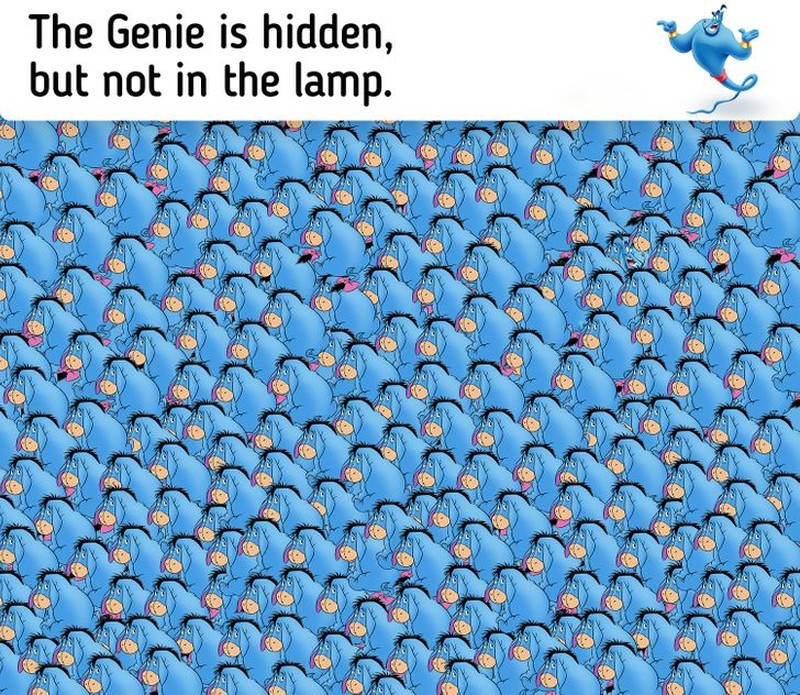 Fotoinet Uji Ketajaman Mata Dengan Mencari Karakter Kartun Tersembunyi