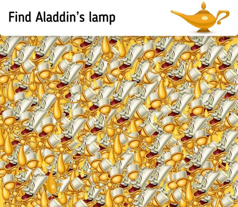 Fotoinet Uji Ketajaman Mata Dengan Mencari Karakter Kartun Tersembunyi