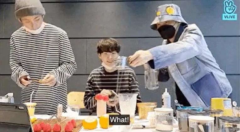 J-Hope BTS bikin kopi drip