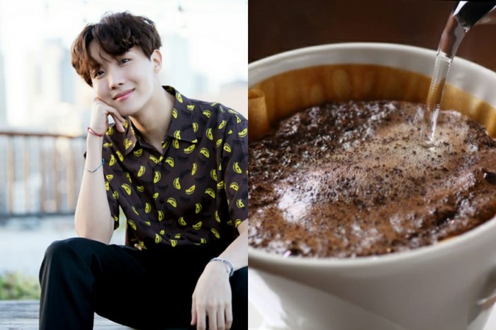 J-Hope BTS bikin kopi drip