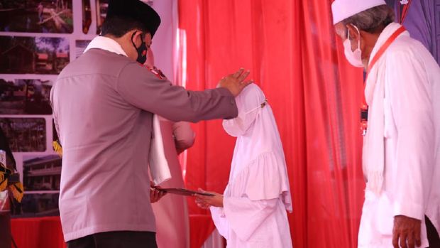 Kapolri Jenderal Listyo Sigit Prabowo di Ponpes Salafiyah Tajur Falah