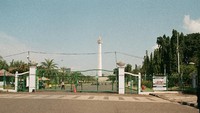 Kawasan Monas yang masih ditutup untuk umum.