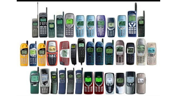 Jajaran ponsel Nokia. Foto: dok. Boredomtherapy