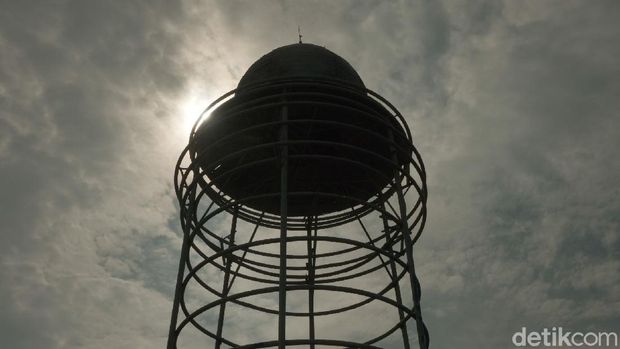 Tugu Pamulang, Kota Tangerang Selatan, Provinsi Banten. (Andhika Prasetia/detikcom)