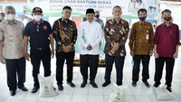 Djafar Mengatakan Pangandaran sesuai jumlah penduduk harusnya memiliki 135 ton cadangan pangan komoditi beras, sedangkan akibat bencana tersebut terdapat 2 kacamatan terdampak dengan penduduk berjumlah 5971 jiwa.