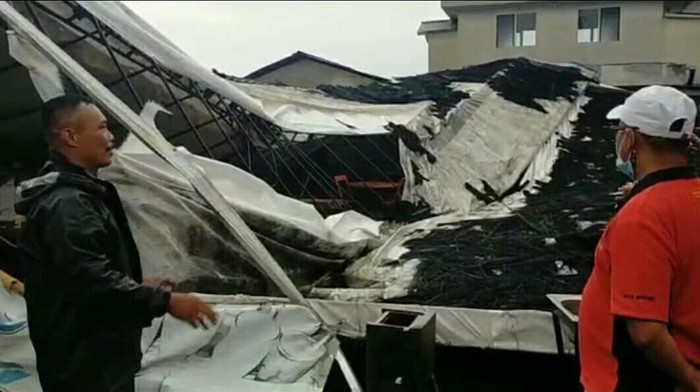 Bangunan rusak di Bandung Barat.
