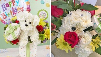 “Istri saya memesan bunga ini untuk dikirimkan kepada bibinya pada hari ulang tahunnya. Begitu tiba kami semua tertawa terbahak-bahak. Foto: Brightside