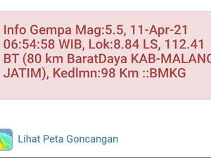 Gempa Susulan Berpusat di Malang Terasa Hingga Tulungagung dan Trenggalek