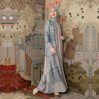 Koleksi busana Hari Raya keluarga Muda.